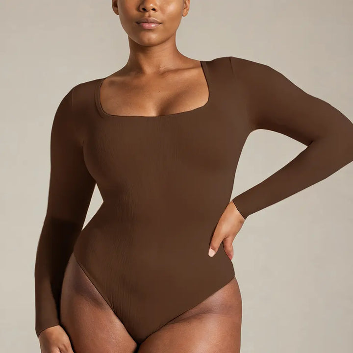 Essential Long Sleeve Thong Bodysuit