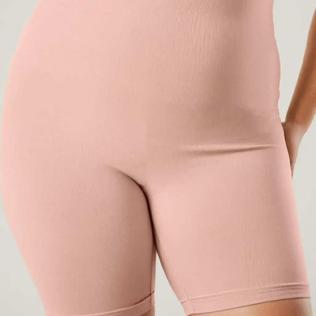 Sculpting High-Waisted Mid-Thigh Shorts