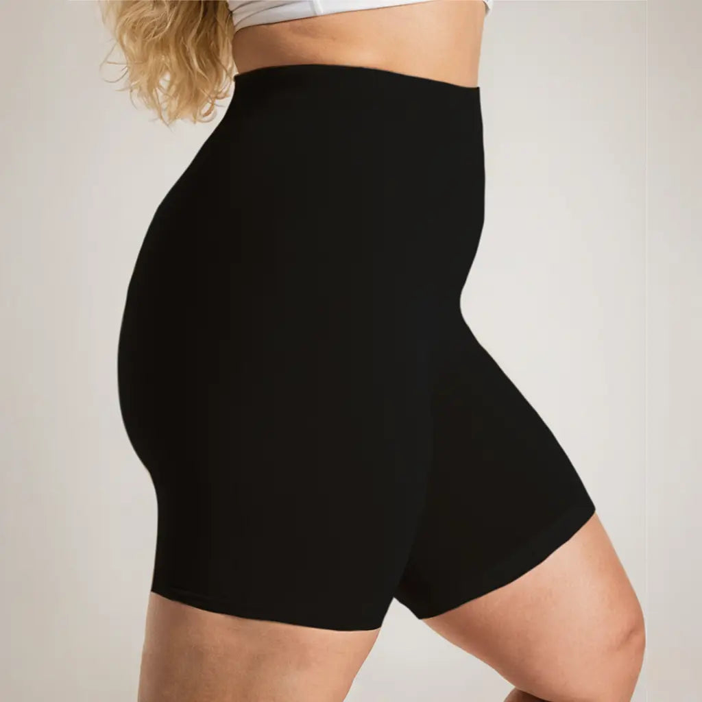 Sculpting High-Waisted Mid-Thigh Shorts